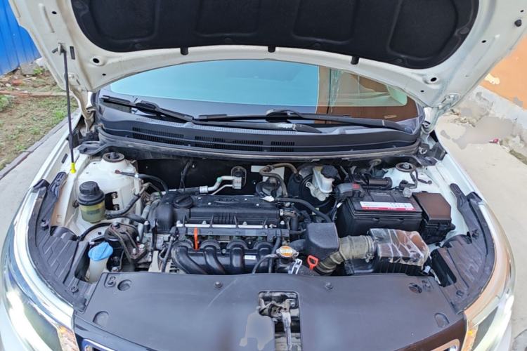 Used Kia K2 2015 Sedan 1.4L Automatic GLS Engine Bay