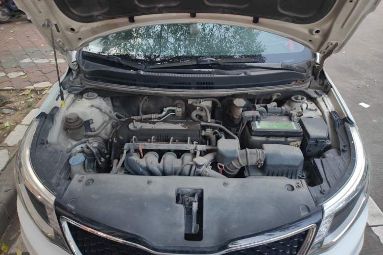 Used Kia K2 2015 Sedan 1.4L Automatic GLS Engine Bay