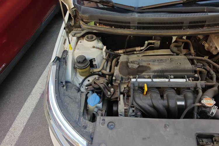 Used Kia K2 2015 Sedan 1.4L Automatic GLS Engine Bay Right