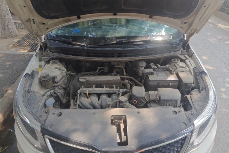 Used Kia K2 2015 Sedan 1.4L Automatic GLS Engine Bay