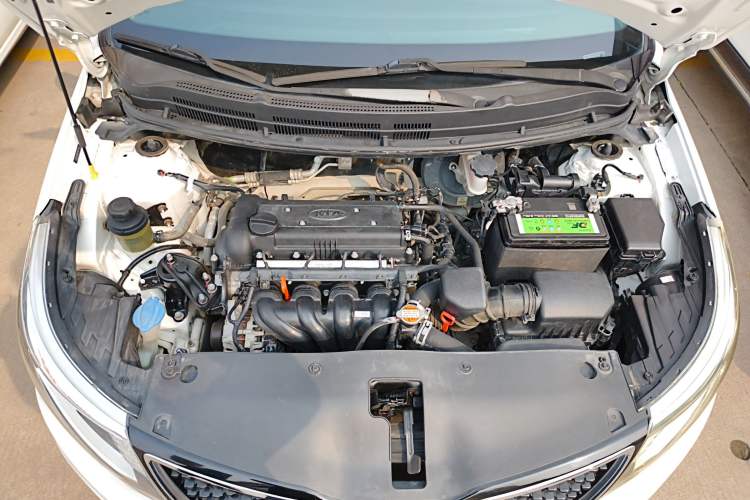 Used Kia K2 2015 Sedan 1.4L Automatic GLS Engine Bay