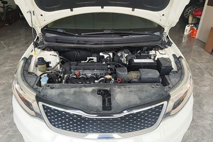 Used Kia K2 2015 Sedan 1.4L Automatic GLS Engine Bay