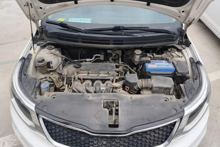 Used Kia K2 2015 Sedan 1.4L Automatic GLS Engine Bay
