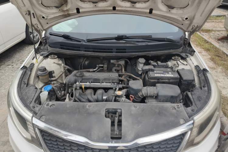 Used Kia K2 2015 Sedan 1.4L Automatic GLS Engine Bay