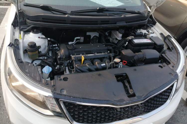 Used Kia K2 2015 Sedan 1.4L Automatic GLS Engine Bay