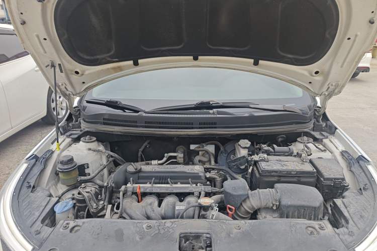 Used Kia K2 2015 Sedan 1.4L Automatic GLS Engine Bay