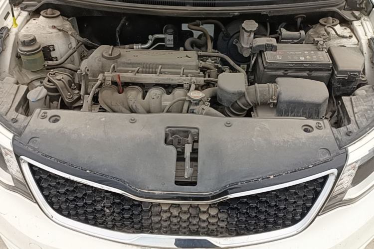 Used Kia K2 2015 Sedan 1.4L Manual Transmission GL Engine Bay