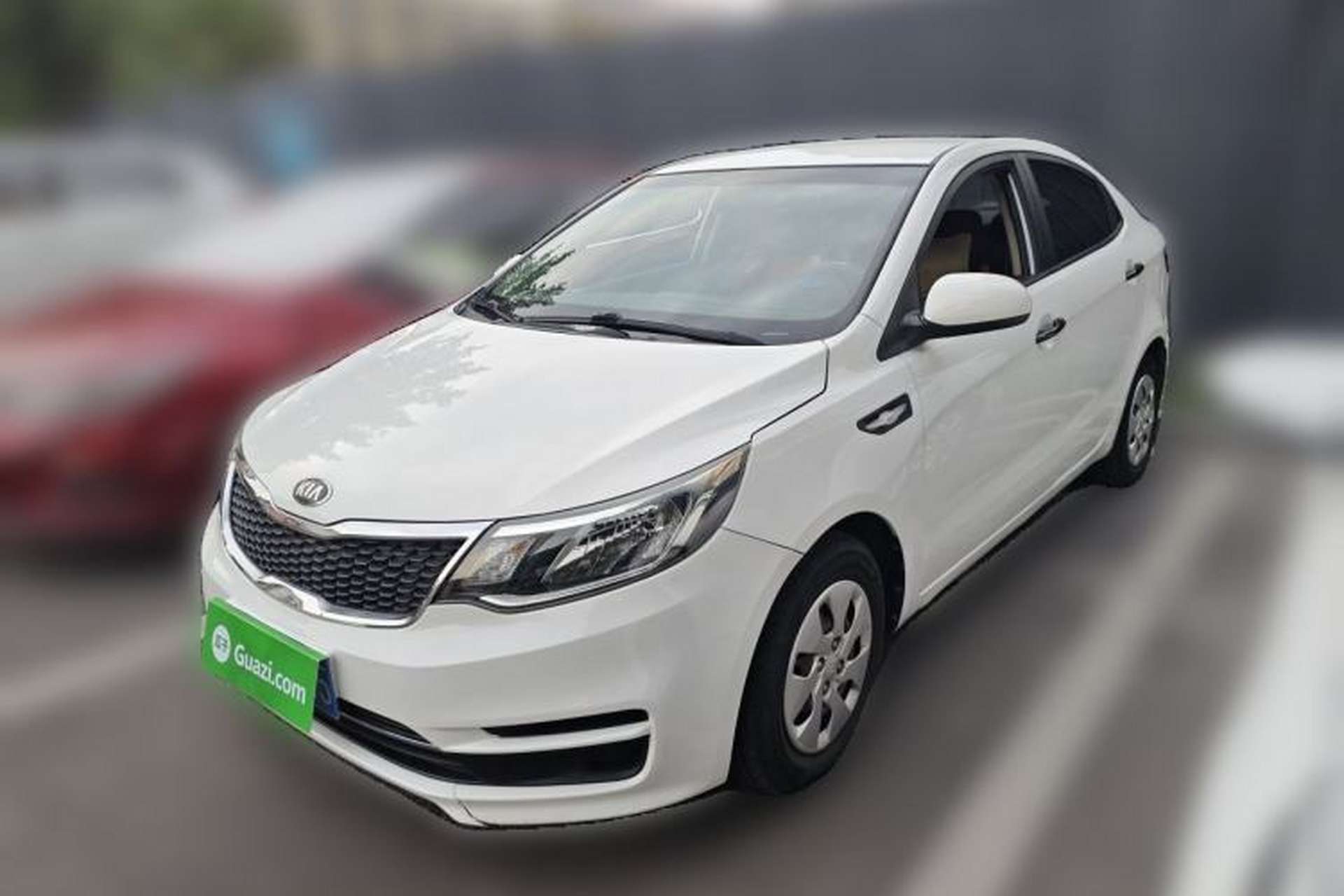 Used Kia K2 2015 Sedan 1.4L Manual Transmission GL Front Left 45 Deg