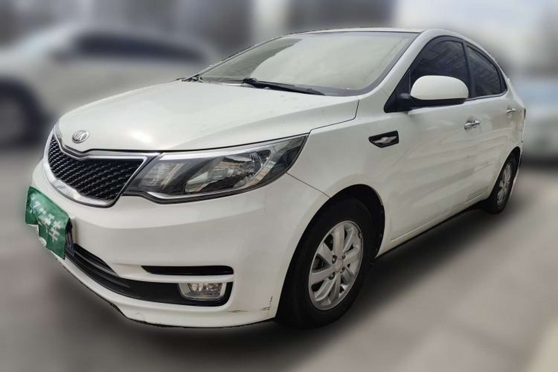 Used Kia K2 2015 Sedan 1.4L MT GLS Front Left 45 Deg