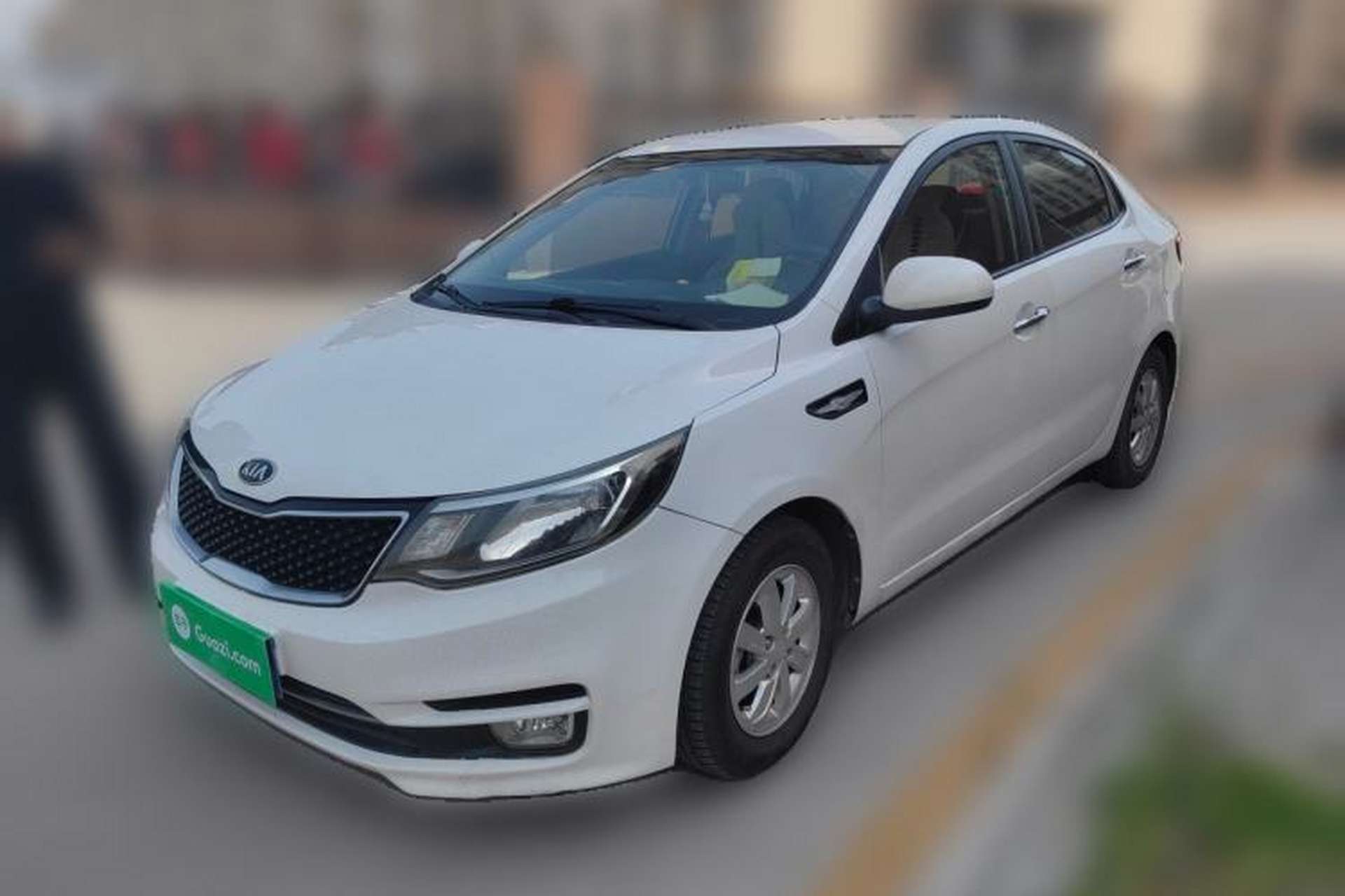 Used Kia K2 2015 Sedan 1.4L MT GLS Front Left 45 Deg