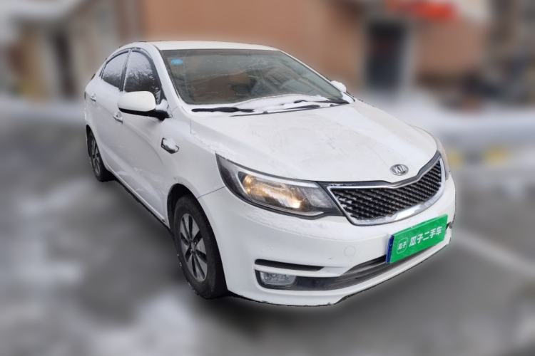 Used Kia K2 2015 Sedan 1.4L MT GLS Front Right 45 Deg