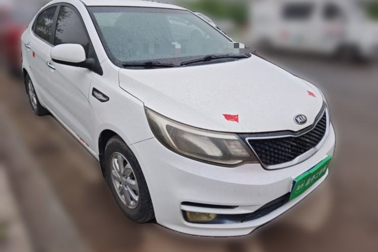 Used Kia K2 2015 Sedan 1.4L MT GLS Front Right 45 Deg