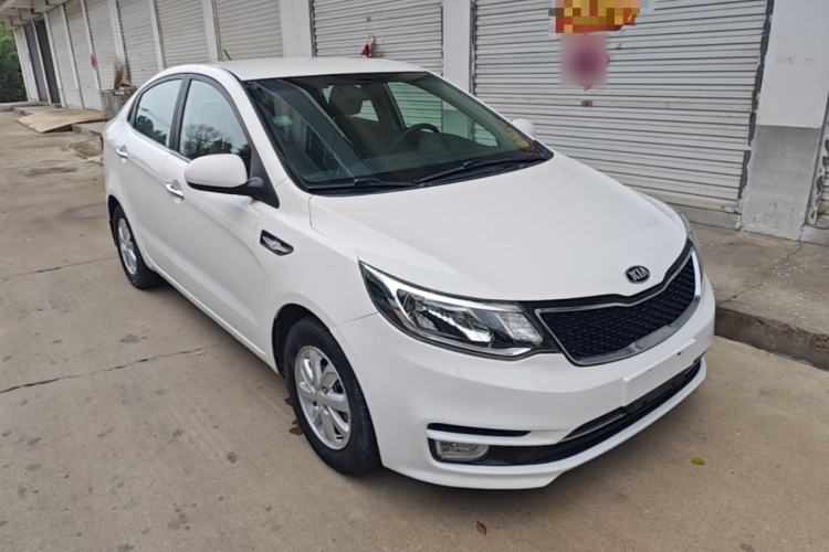Used Kia K2 2015 Sedan 1.4L MT GLS Front Right 45 Deg