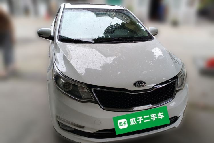 Used Kia K2 2015 Sedan 1.6L Automatic Transmission Premium Front Right 45 Deg