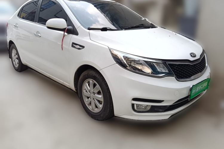 Used Kia K2 2015 Sedan 1.4L MT GLS Front Right 45 Deg