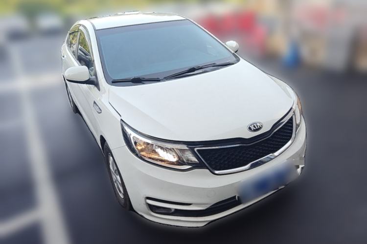 Used Kia K2 2015 Sedan 1.4L MT GLS Front Right 45 Deg