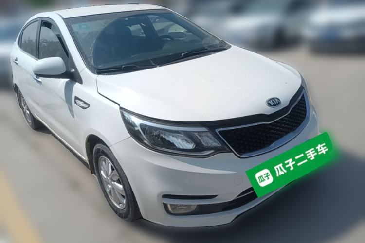 Used Kia K2 2015 Sedan 1.4L MT GLS Front Right 45 Deg