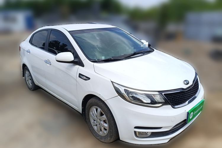 Used Kia K2 2015 Sedan 1.4L MT GLS Front Right 45 Deg