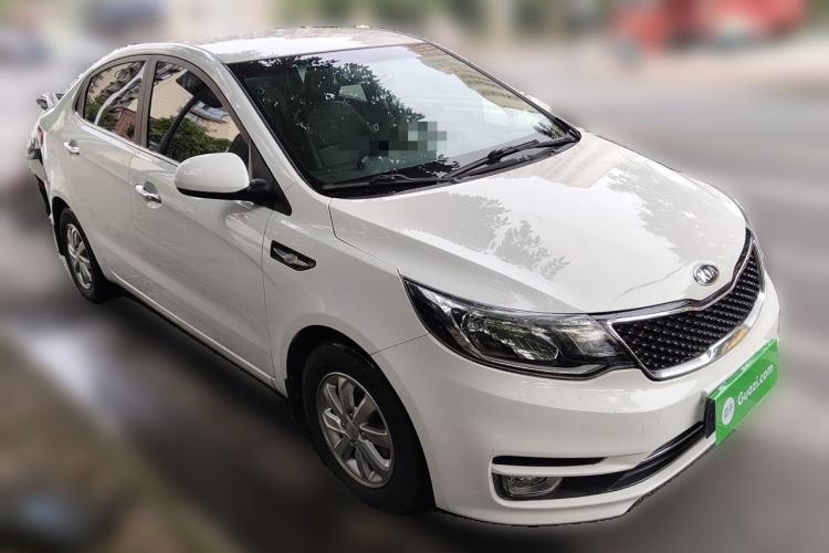 Used Kia K2 2015 Sedan 1.4L Automatic GLS Front Right 45 Deg