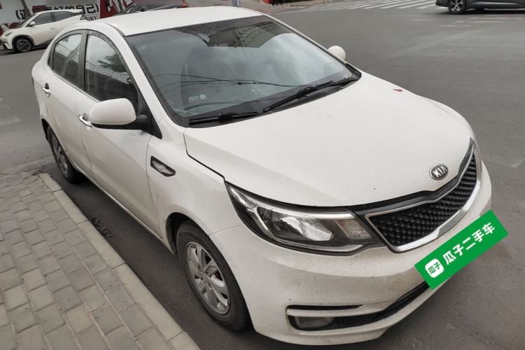 Used Kia K2 2015 Sedan 1.4L MT GLS Front Right 45 Deg
