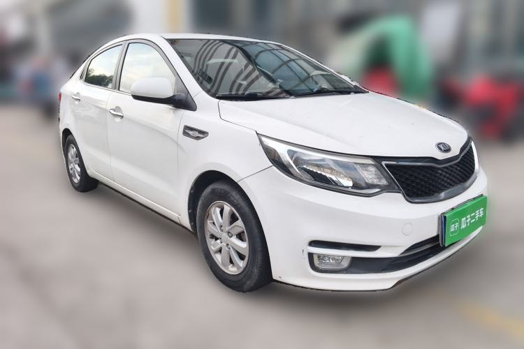 Used Kia K2 2015 Sedan 1.4L MT GLS Front Right 45 Deg