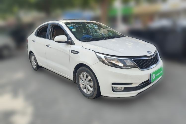 Used Kia K2 2015 Sedan 1.4L MT GLS Front Right 45 Deg