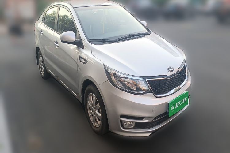 Used Kia K2 2015 Sedan 1.4L MT GLS Front Right 45 Deg