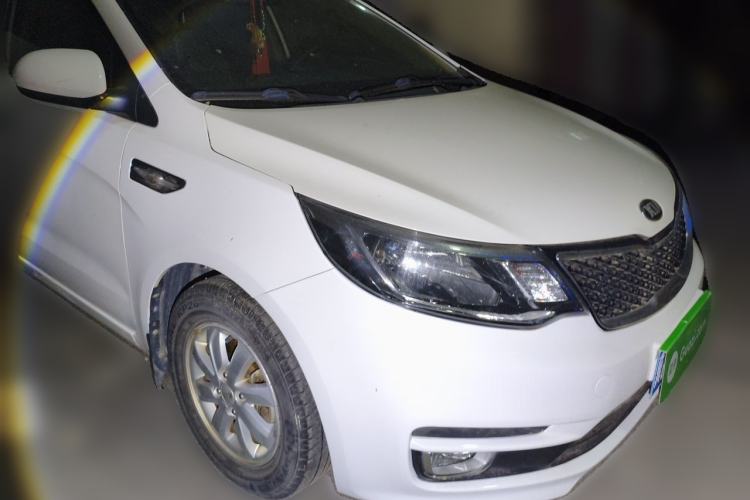 Used Kia K2 2015 Sedan 1.4L MT GLS Front Right 45 Deg