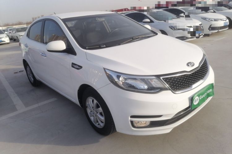 Used Kia K2 2015 Sedan 1.4L MT GLS Front Right 45 Deg