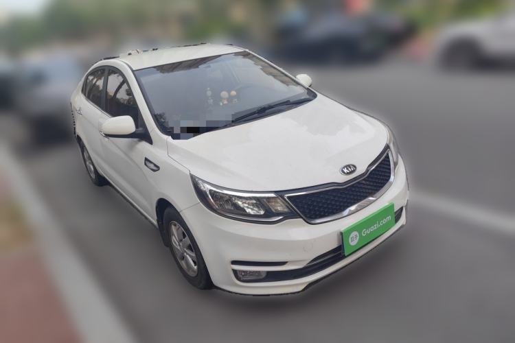 Used Kia K2 2015 Sedan 1.4L MT GLS Front Right 45 Deg