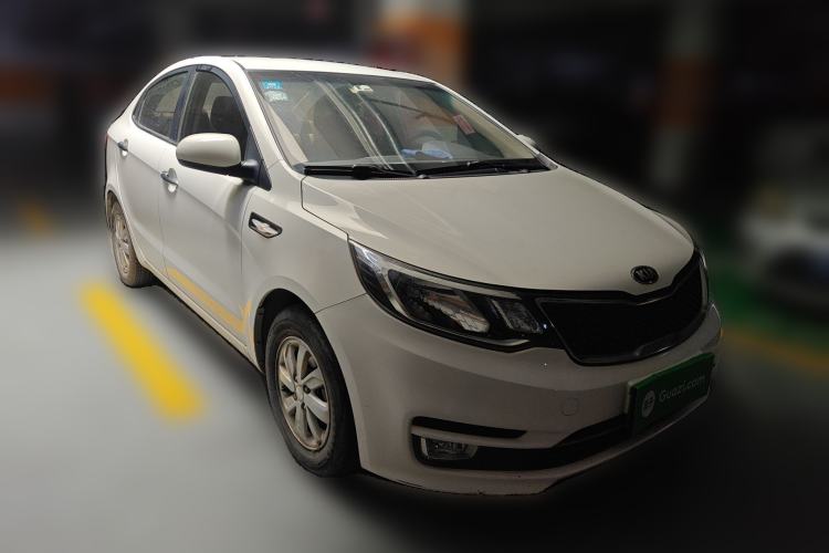 Used Kia K2 2015 Sedan 1.4L MT GLS Front Right 45 Deg