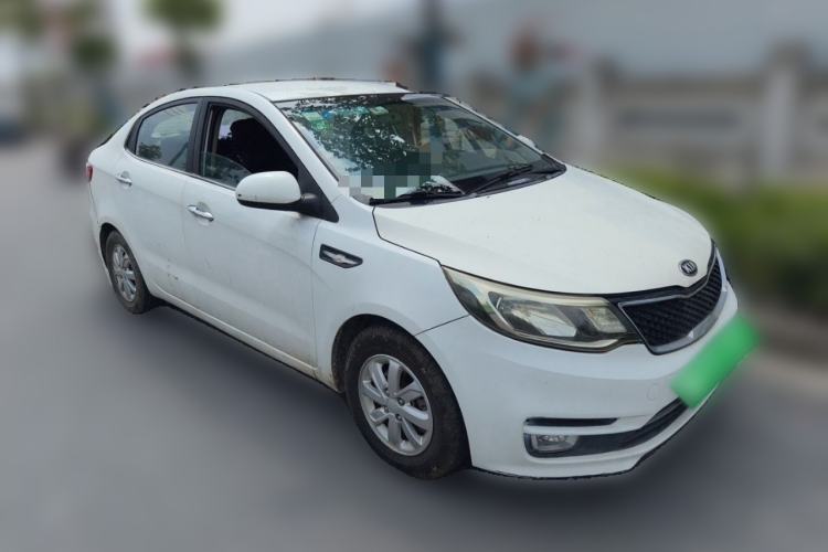 Used Kia K2 2015 Sedan 1.4L MT GLS Front Right 45 Deg