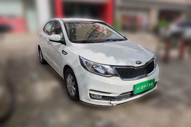 Used Kia K2 2015 Sedan 1.4L MT GLS Front Right 45 Deg