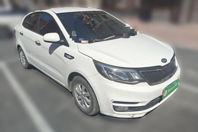 Used Kia K2 2015 Sedan 1.4L MT GLS Front Right 45 Deg