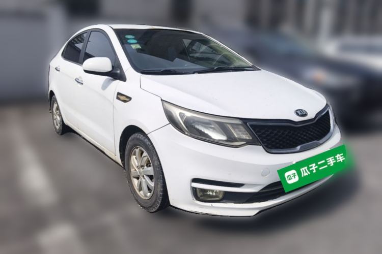 Used Kia K2 2015 Sedan 1.4L MT GLS Front Right 45 Deg