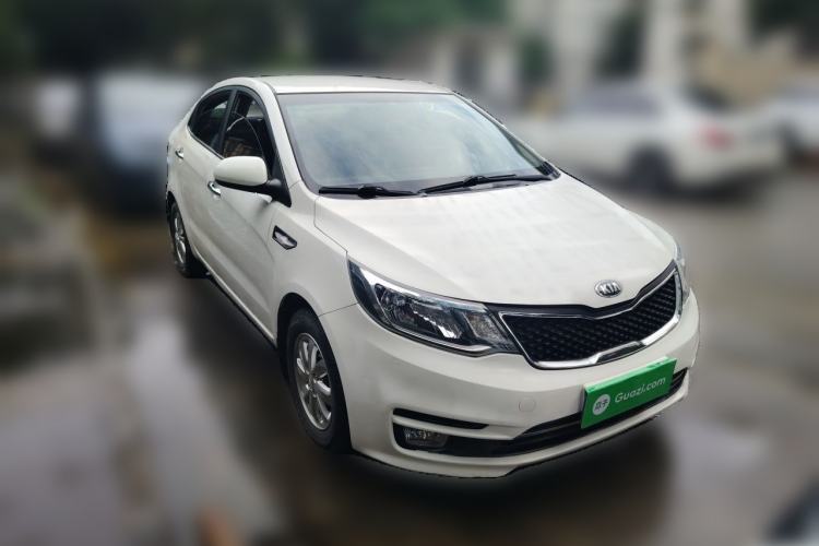 Used Kia K2 2015 Sedan 1.4L MT GLS Front Right 45 Deg