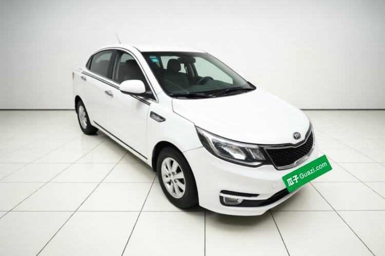 Used Kia K2 2015 Sedan 1.4L MT GLS Front Right 45 Deg