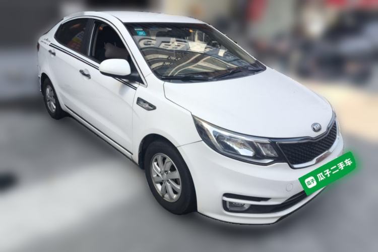 Used Kia K2 2015 Sedan 1.4L MT GLS Front Right 45 Deg
