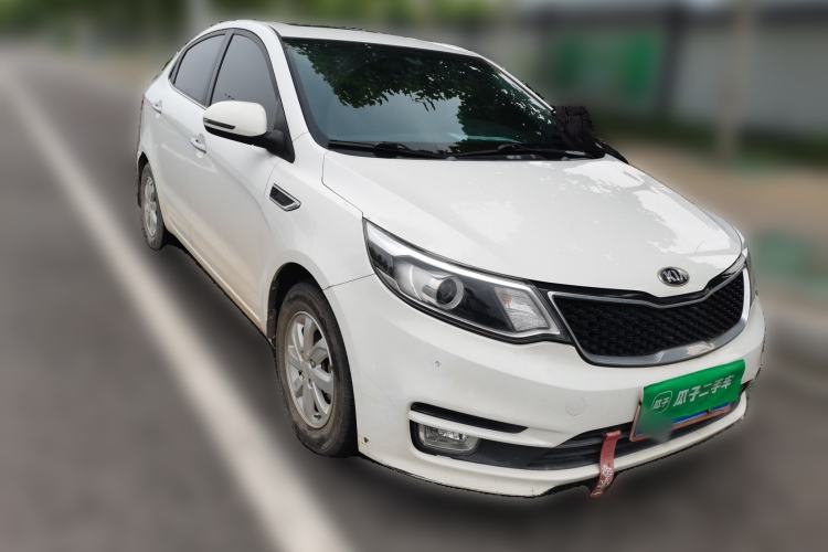 Used Kia K2 2015 Sedan 1.4L MT TOP Front Right 45 Deg
