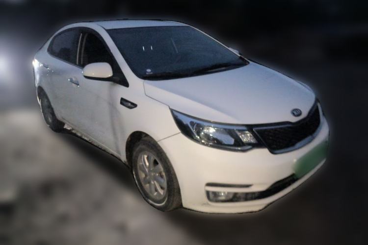 Used Kia K2 2015 Sedan 1.4L MT GLS Front Right 45 Deg