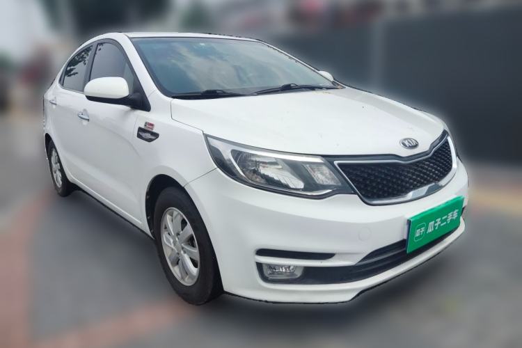 Used Kia K2 2015 Sedan 1.4L MT GLS Front Right 45 Deg