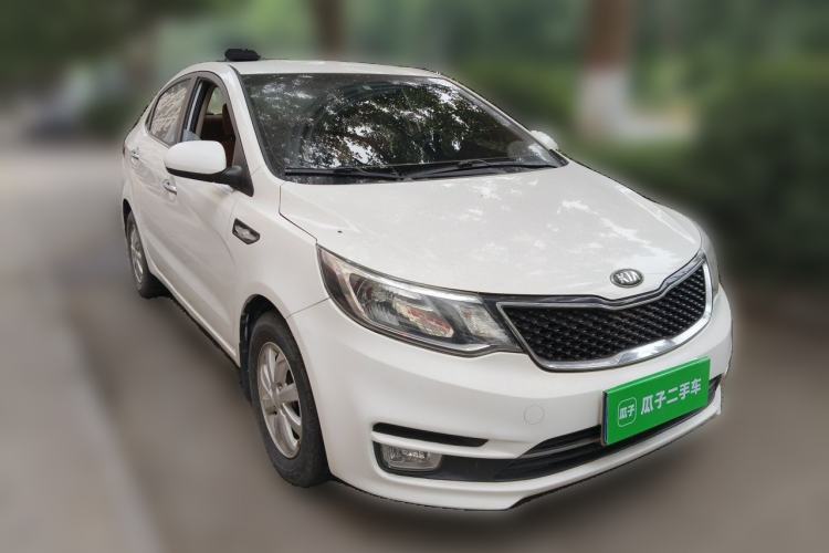 Used Kia K2 2015 Sedan 1.4L MT GLS Front Right 45 Deg