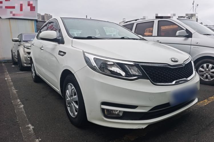 Used Kia K2 2015 Sedan 1.4L Automatic GLS Front Right 45 Deg
