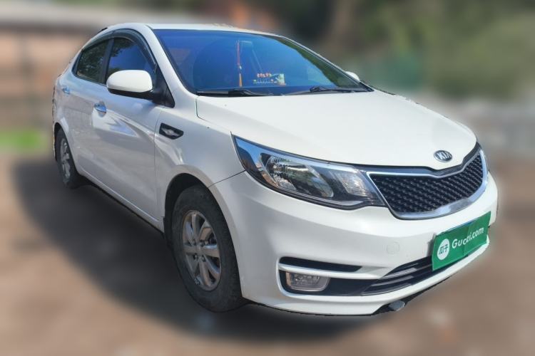 Used Kia K2 2015 Sedan 1.4L MT GLS Front Right 45 Deg