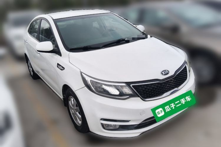 Used Kia K2 2015 Sedan 1.4L Automatic GLS Front Right 45 Deg