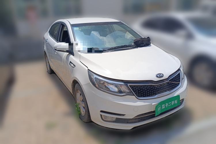 Used Kia K2 2015 Sedan 1.4L Manual Transmission GL Front Right 45 Deg
