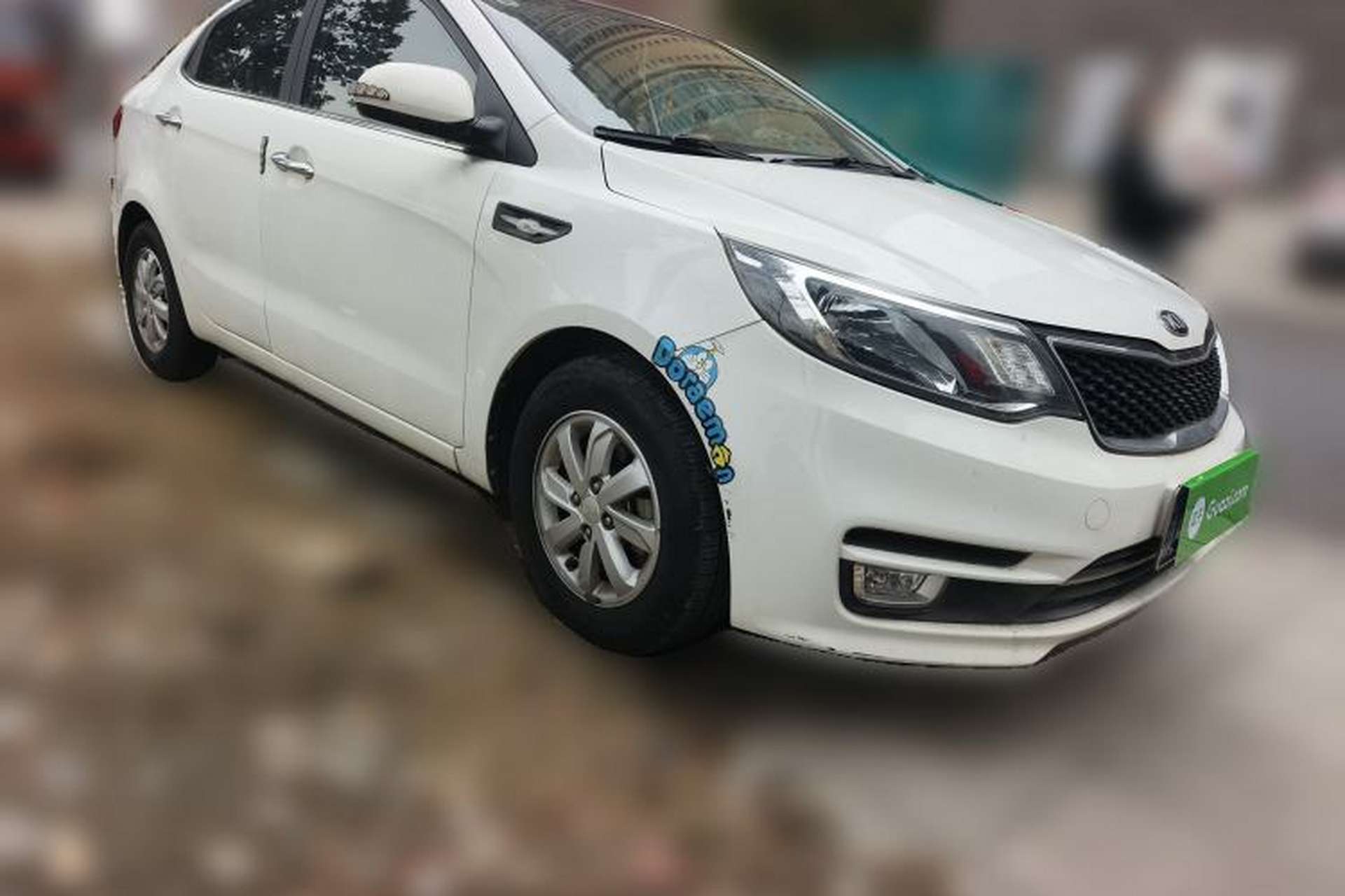 Used Kia K2 2015 Sedan 1.4L Automatic GLS Front Right 45 Deg