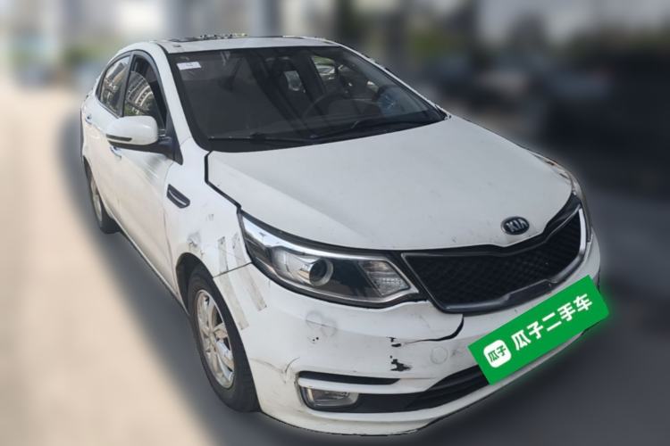 Used Kia K2 2015 Sedan 1.4L MT TOP Front Right 45 Deg