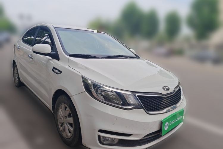 Used Kia K2 2015 Sedan 1.4L MT GLS Front Right 45 Deg
