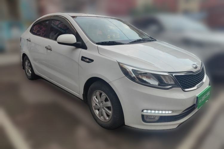 Used Kia K2 2015 Sedan 1.4L MT GLS Front Right 45 Deg